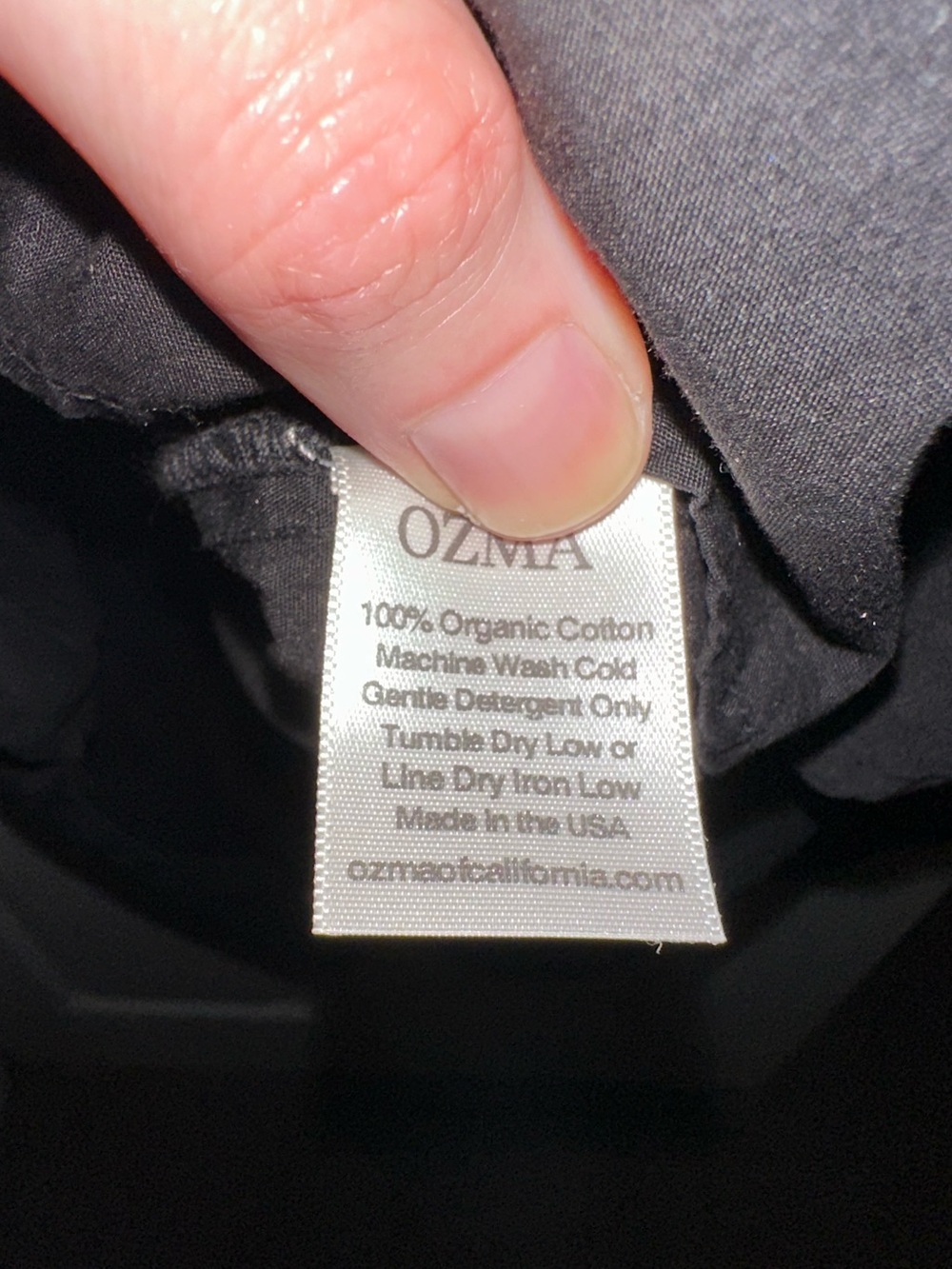 Ozma of California Poplin Marcie Shirt - Picture 3 of 5